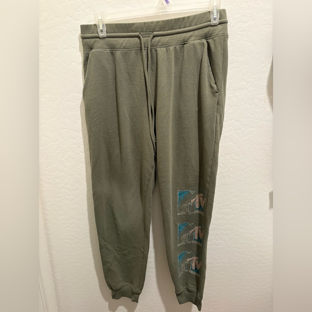 MTV Olive Green Jogger Pants Women’s Size XL